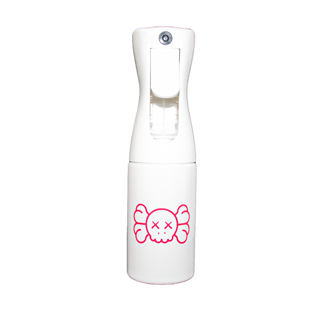 Pulverizador Blanco Kaws Rosa Flúor