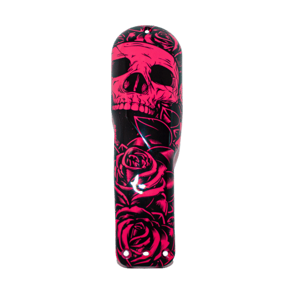 Carcasa Calaveras Rosas Flúor