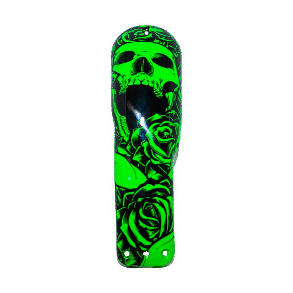 Carcasa Calaveras Verde Flúor