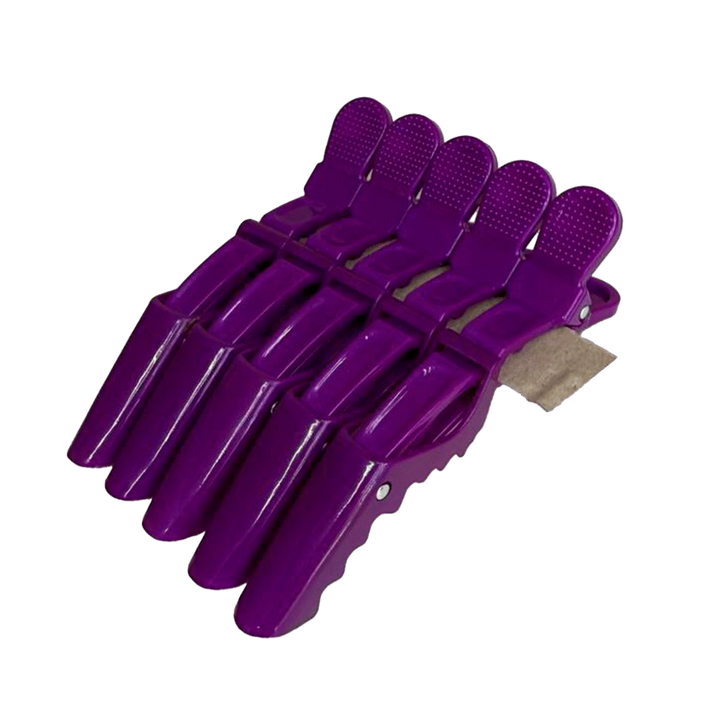 Pinzas Cocodrilo Morado