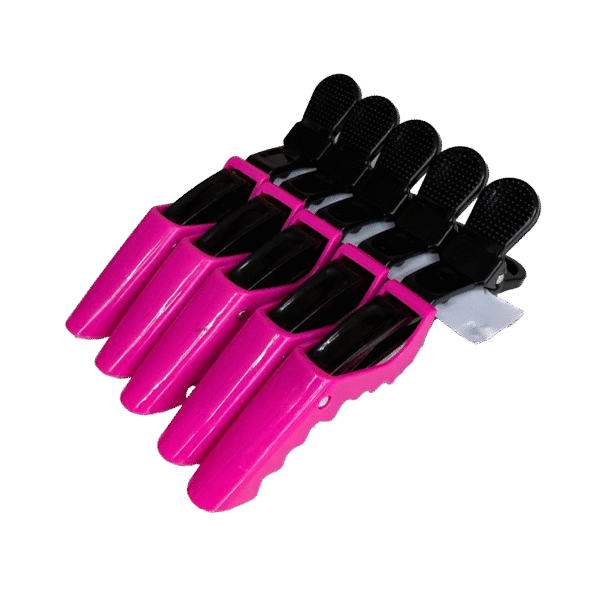 Pinzas Cocodrilo Rosa