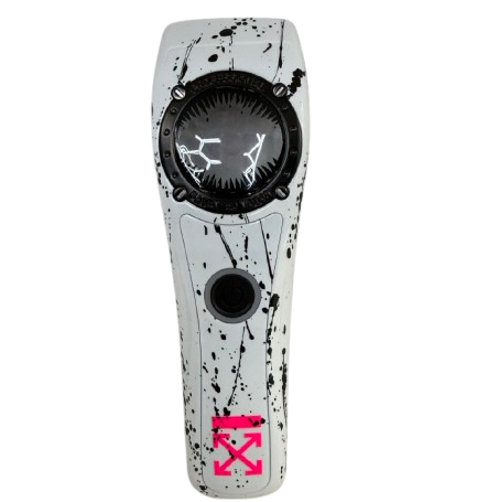Carcasa blanca Off-White Rosa Flúor